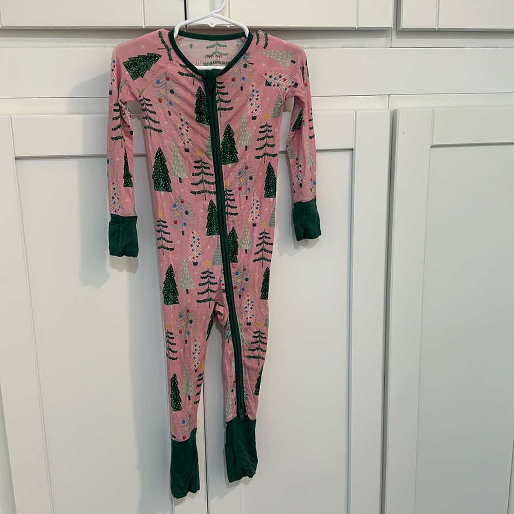 Little Sleepies pink twinkling trees 12-18 months